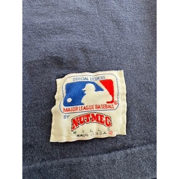 "NUTMEG" VTG Y2K Detroit Tigers Graphic T-Shirt SZ M Baseball  Single Stitch Arm - Picture 2 of 10